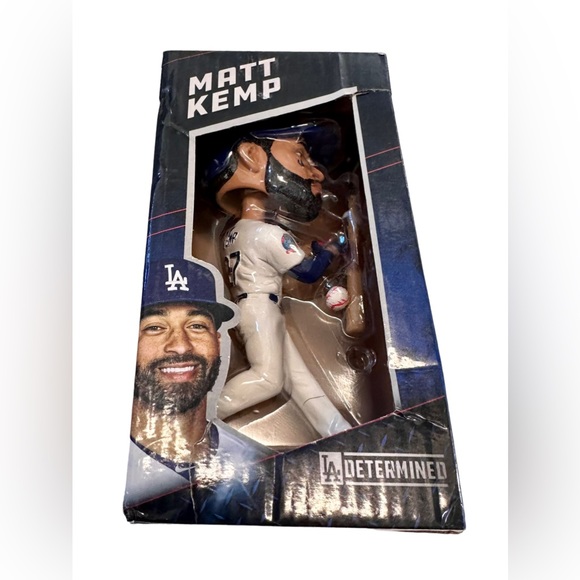 bobblehead Other - Matt Kemp, LA determined, 60th anniversary, LA Dodgers